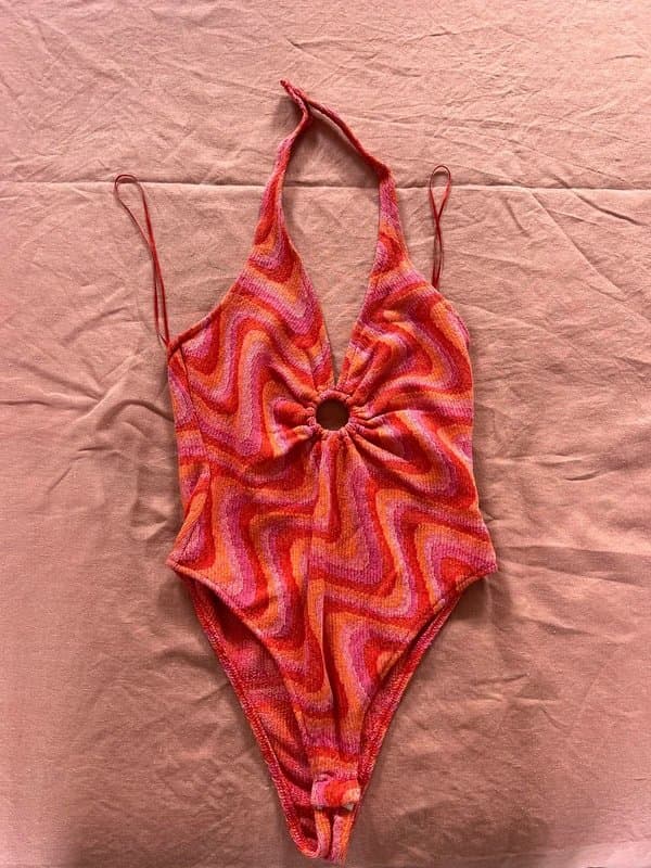 Zara Zara Pink and Orange Bodysuit
