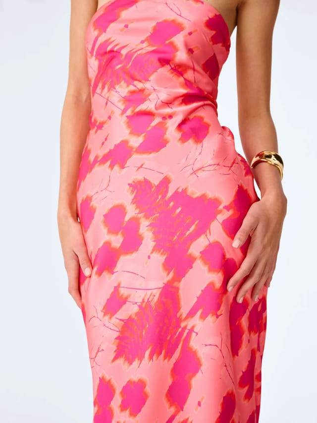 OMNES Amdra Dress in Sunset Blur Print - 3