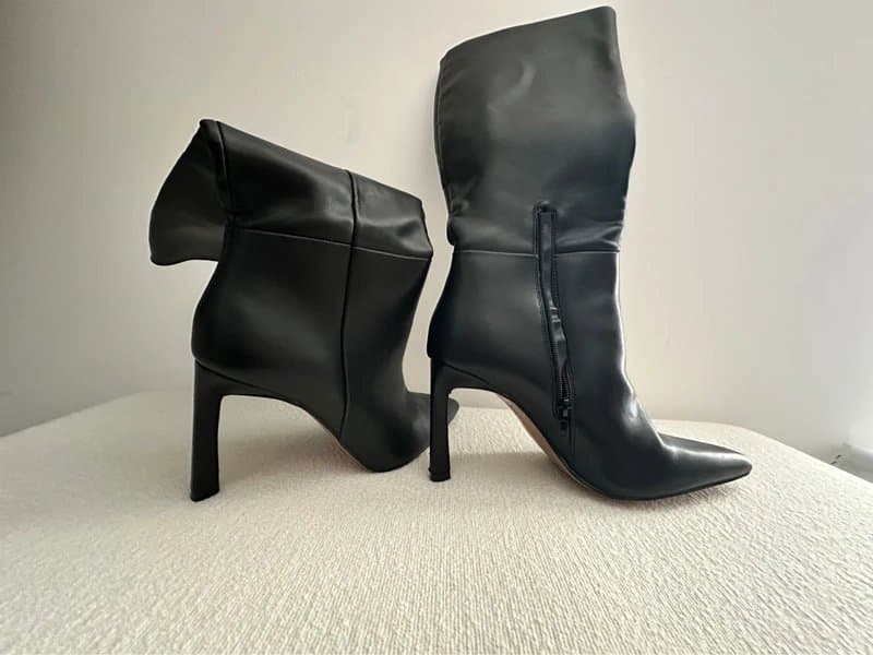 ASOS ASOS - Faux Leather Knee High Boots