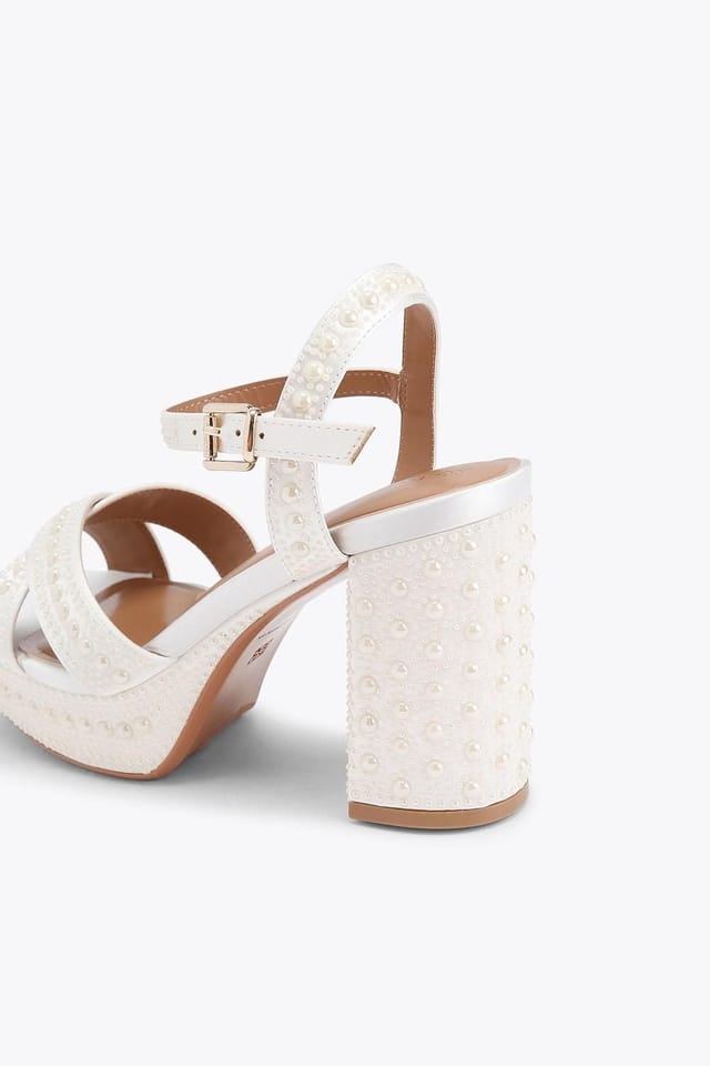KG Kurt Geiger KG Kurt Geiger Women's 'Fleur Platform' Heels in Cream - 3