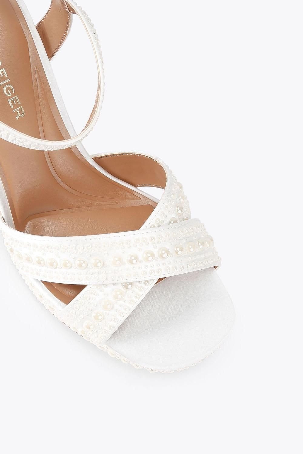 KG Kurt Geiger KG Kurt Geiger Women's 'Fleur Platform' Heels in Cream - 4