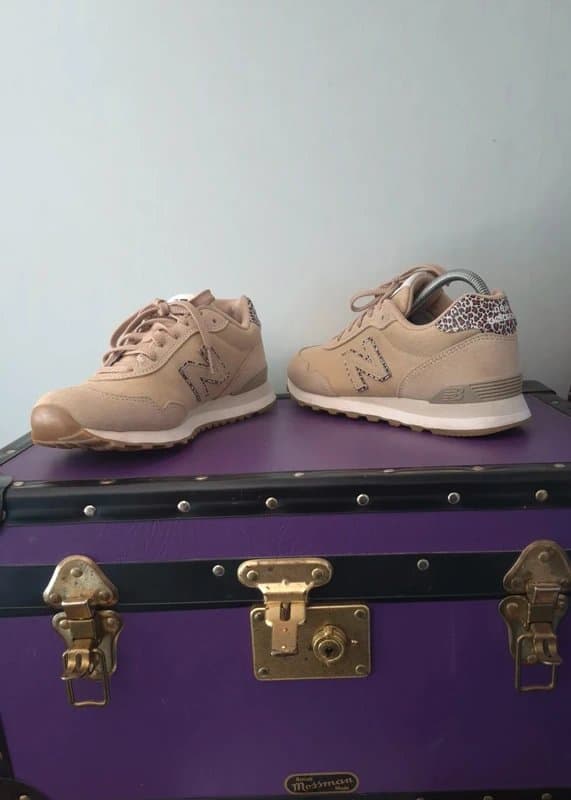 New Balance New Balance 515 womens leopardprint suede trainers UK size 7