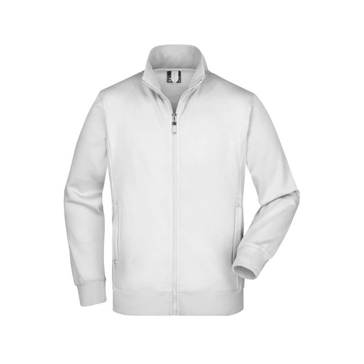 James and Nicholson James and Nicholson Men's Plain Jacket in White