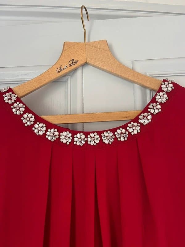 Dorothy Perkins Red Sleeveless Blouse