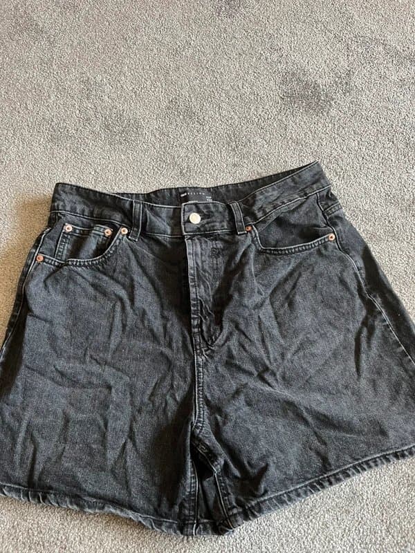 ASOS ASOS black denim shorts