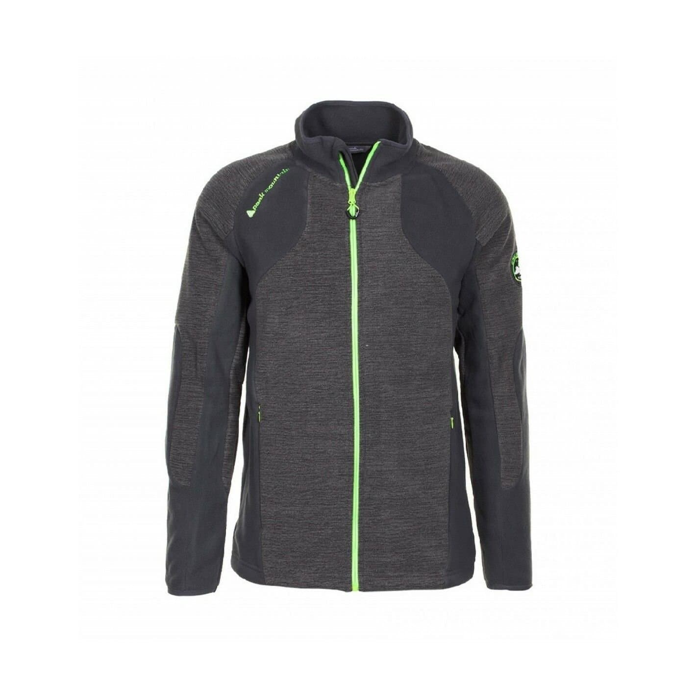 Peak Mountain Peak Mountain Men's Fleece Jacket Cecut in Grey