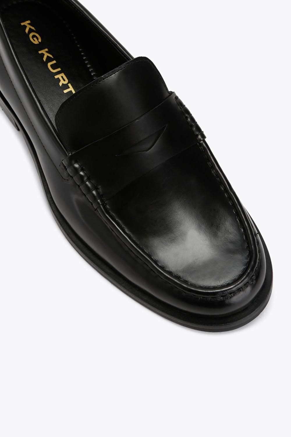 KG Kurt Geiger KG Kurt Geiger Men's 'Gene' Leather Shoes in Black - 4