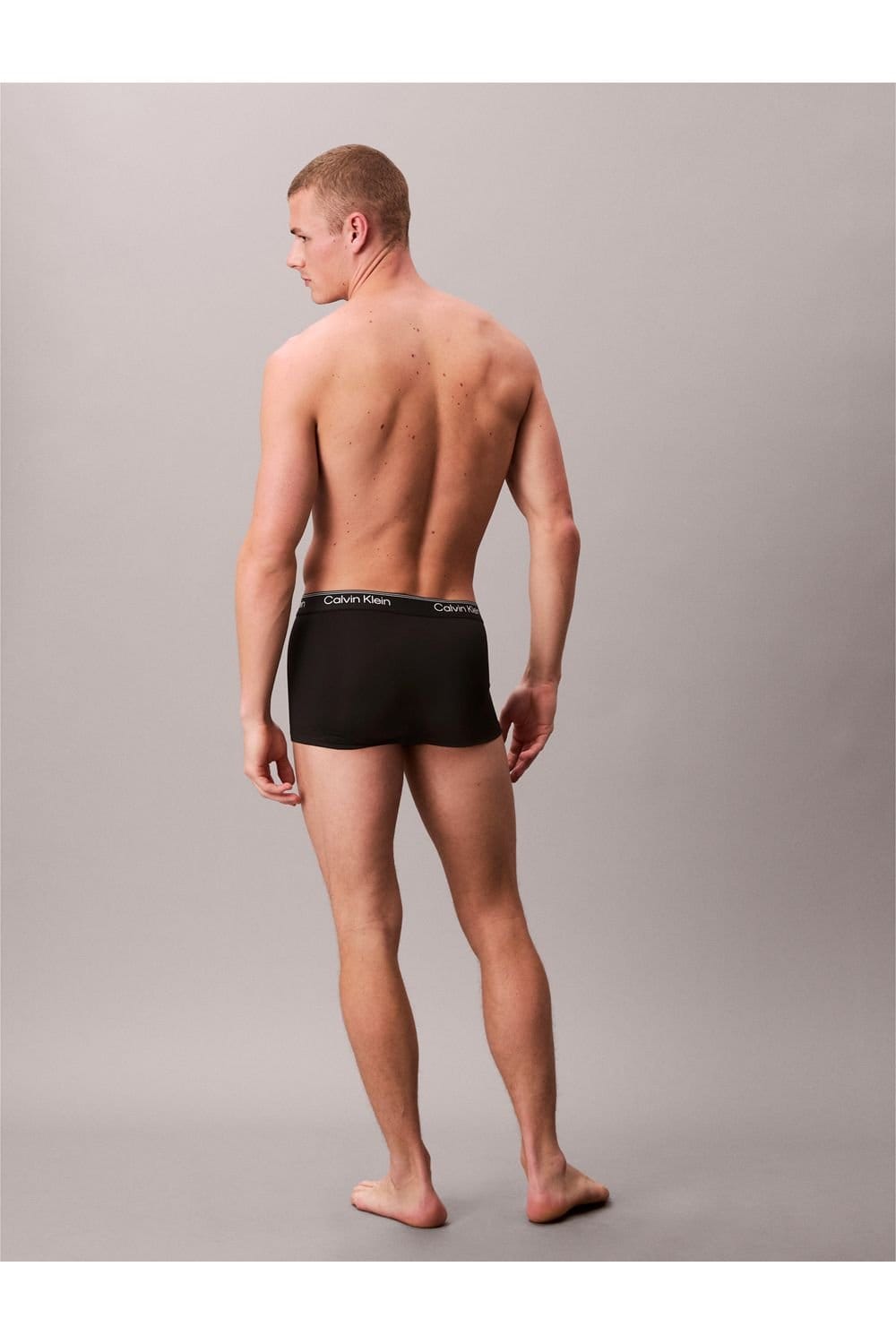 Calvin Klein Calvin Klein Men's Micro Stretch Low Rise Trunk 3Pk Black - 4