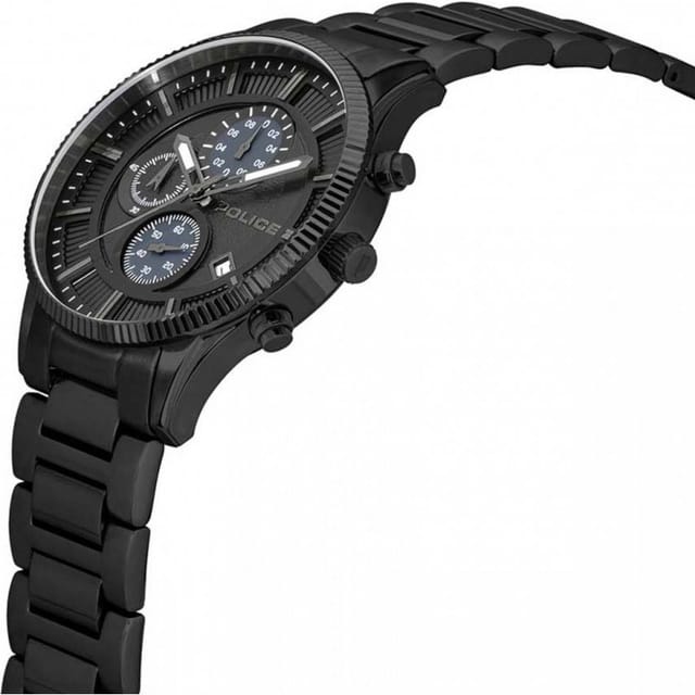 Police Police Men's PEWJI2194243 Vault 44mm Quartz Watch in Black - 2