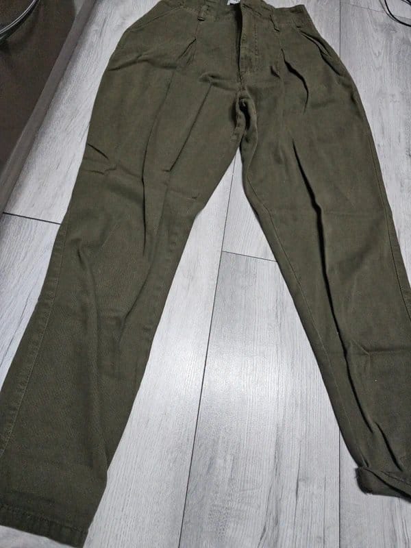 New Look Khaki Denim Trousers