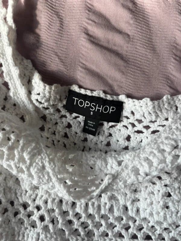 Topshop Topshop crochet top