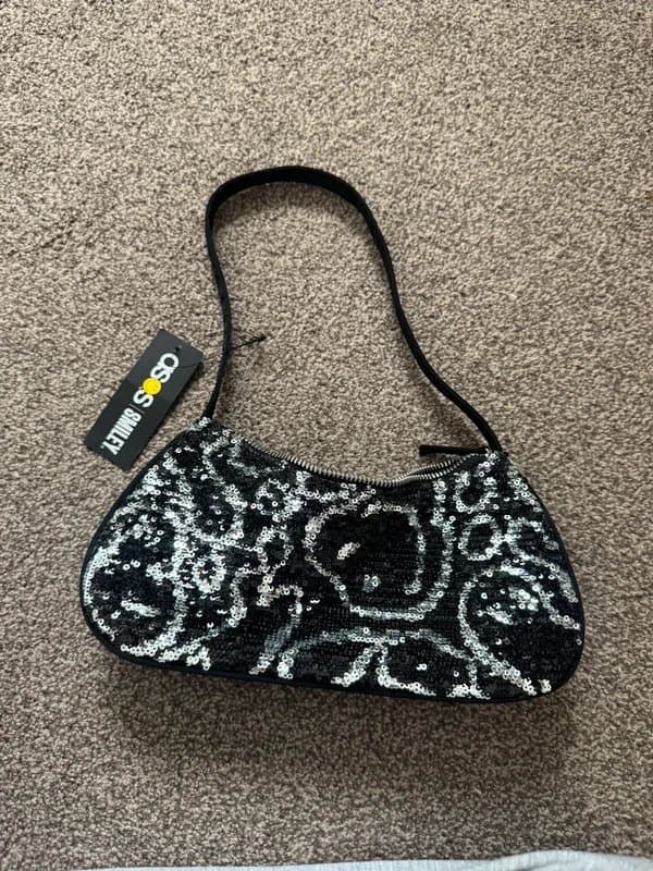 ASOS ASOS smiley sequin bag