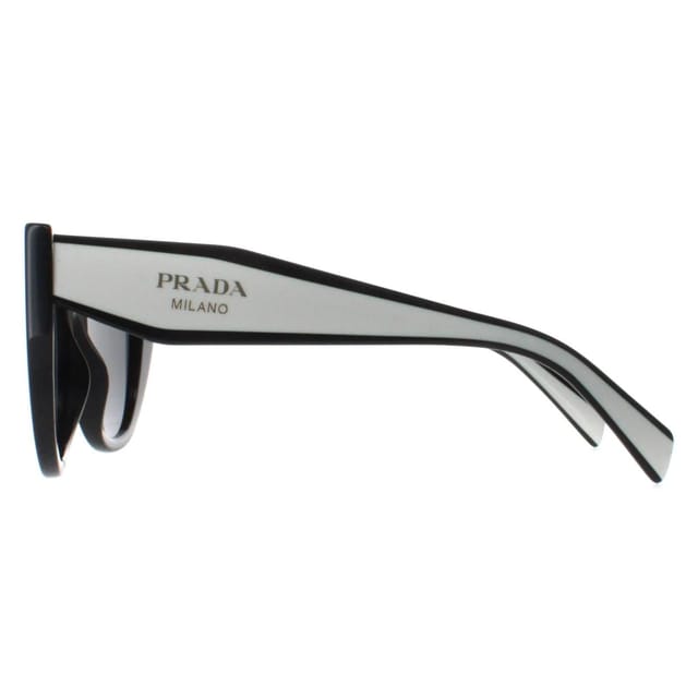 Prada Prada Women's Cat Eye Black & Talc Dark Grey PR14WS - 3
