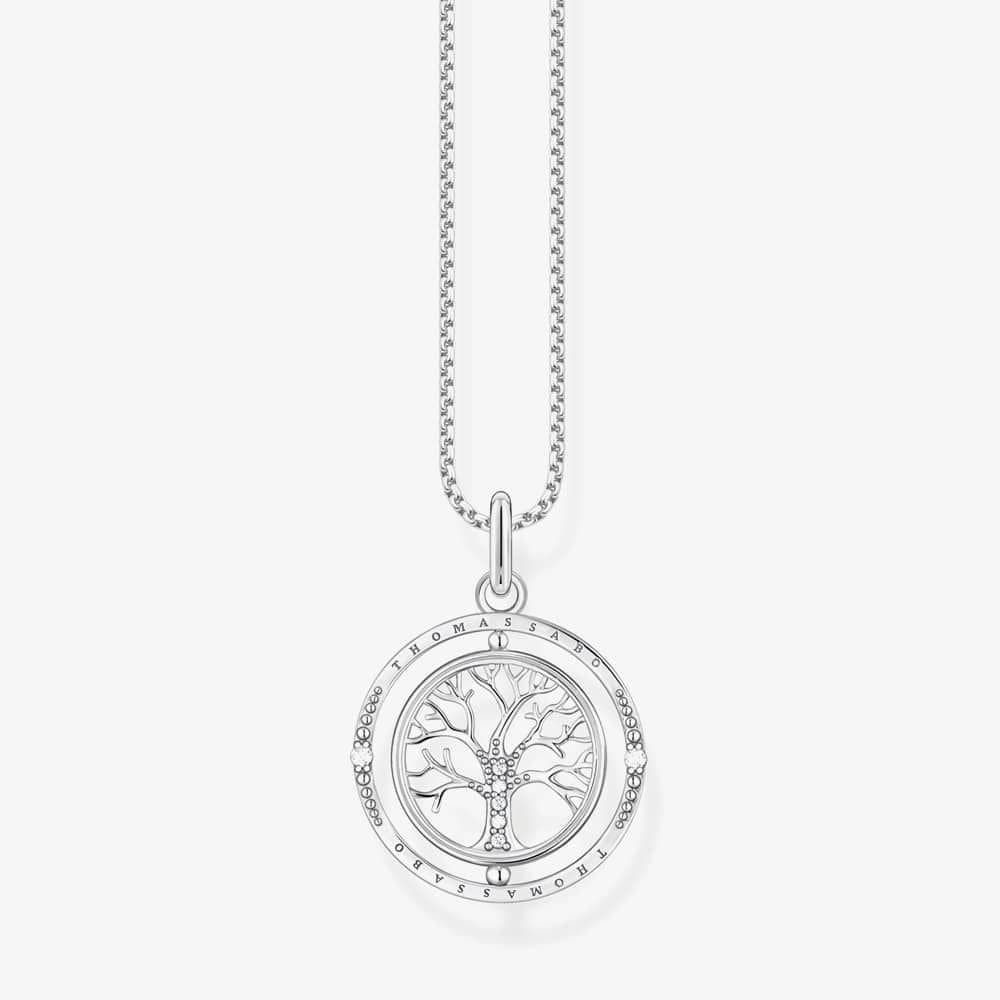 Thomas Sabo THOMAS SABO Women's Silver 'Tree of Love' Pendant Necklace KE2148-643-14-L45V