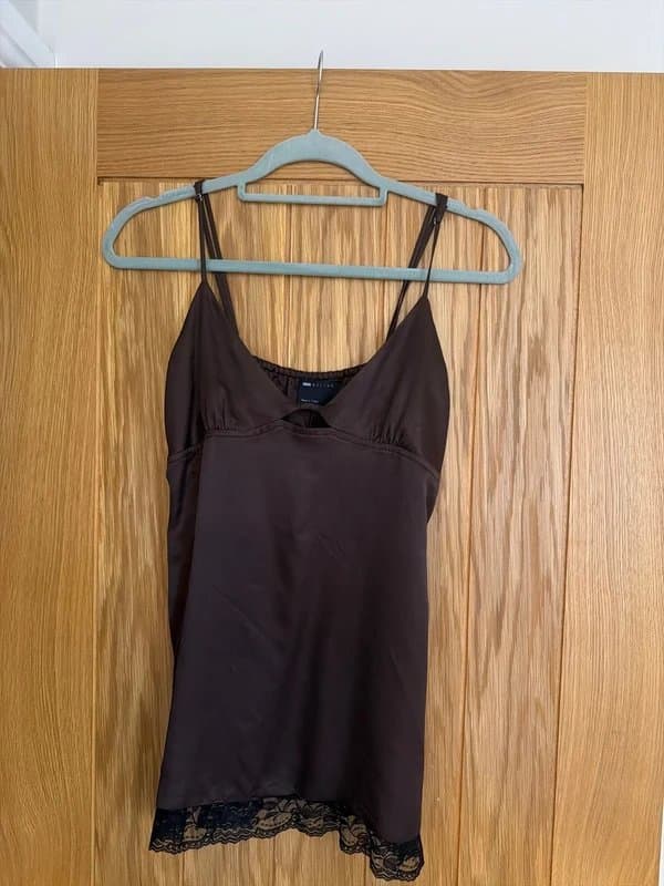 ASOS Brown satin cami top