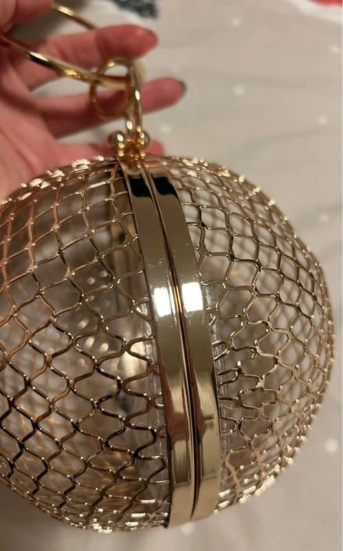 ASOS ASOS Design cage sphere clutch bag