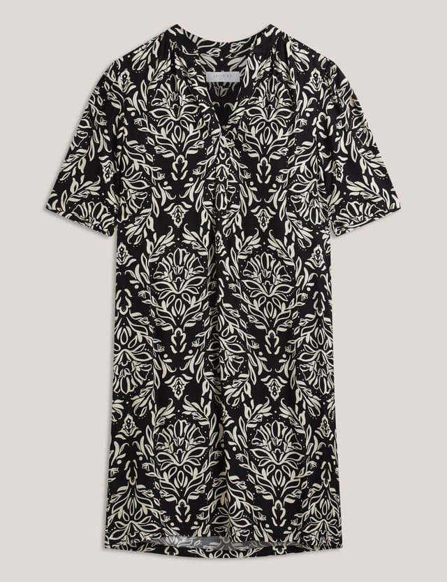Hobbs London Hobbs London Women's Lucille V-Neck Dress in Black - 2