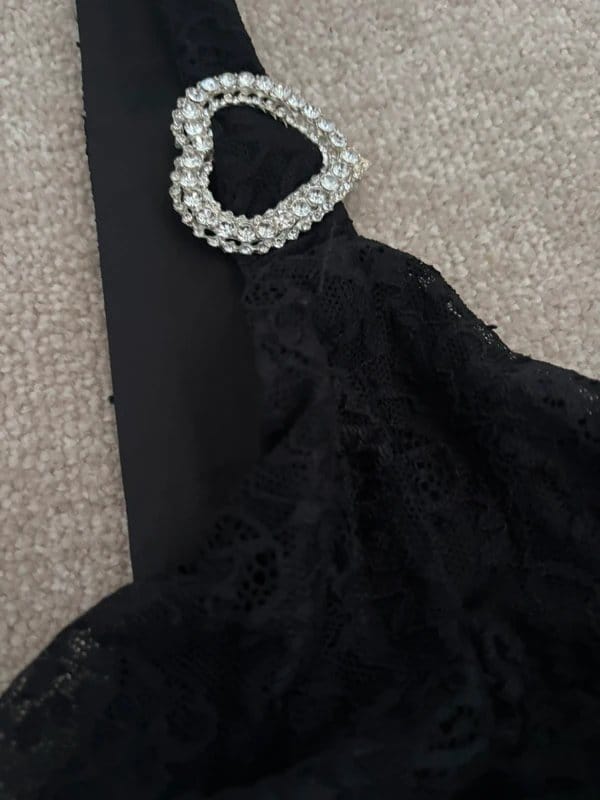 ASOS Puffball skirt short dress with diamanté detail - 1