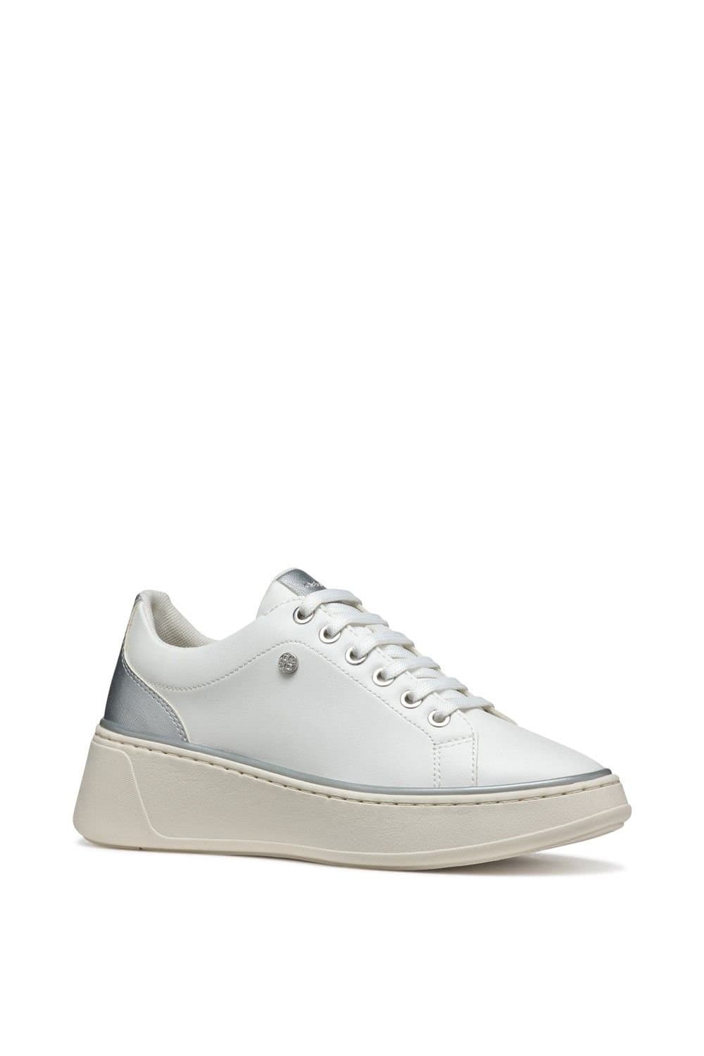 Geox Geox Women's D SUNNETTY SNEAKERS in White