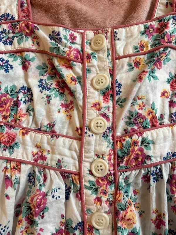 Vintage Dressing Vintage y2k white floral babydoll cami 8 cottagecore
