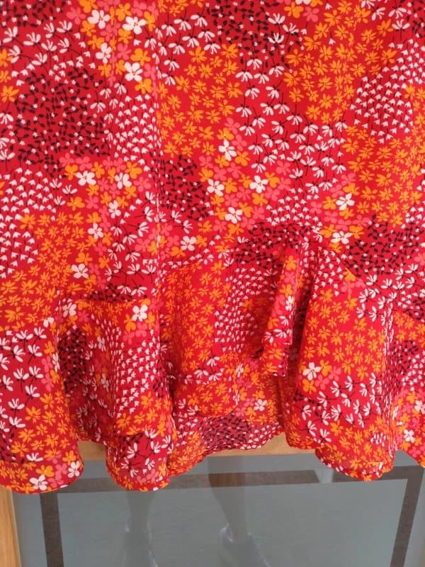 Never Fully Dressed Never Fully Dressed red floral dress