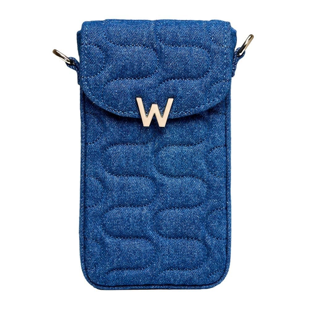 Wolf WOLF Women's Mimi Swirl Phone Bag in Mid Blue