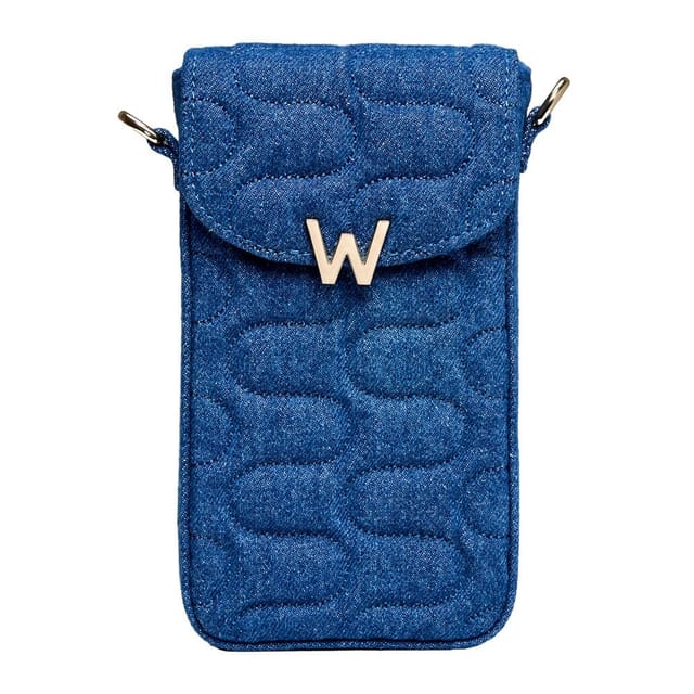 Wolf WOLF Women's Mimi Swirl Phone Bag in Mid Blue - 2