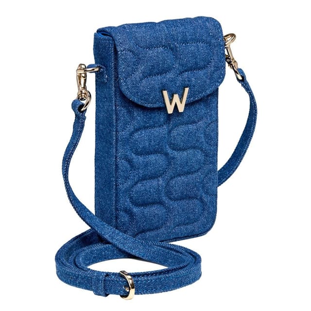 Wolf WOLF Women's Mimi Swirl Phone Bag in Mid Blue - 3
