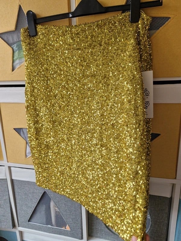 Never Fully Dressed Never fully dressed women's Lime Sequin Mini Jaspre Skirt size 14 - 1