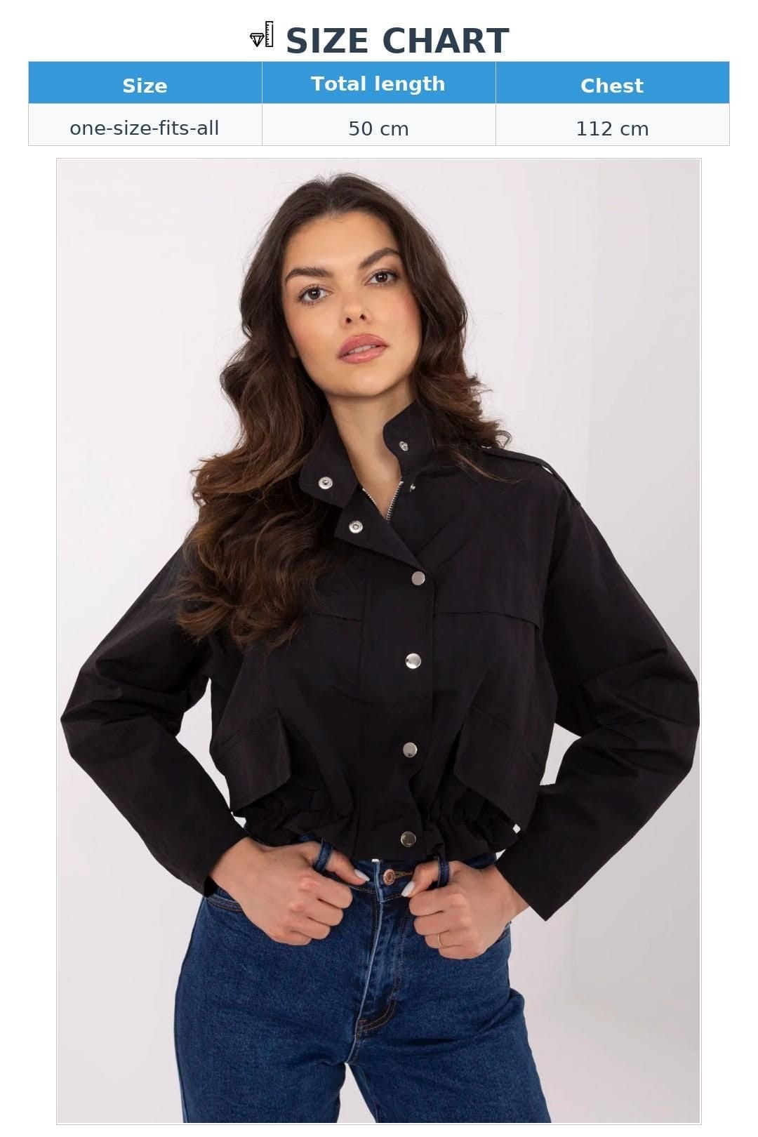 Love Lace Love Lace Women's Lightweight Windbreaker Jacket for Spring Summer in Black - 4
