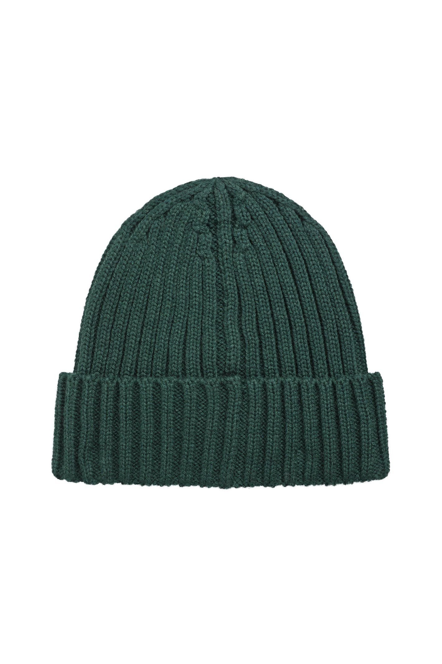 Weird Fish Weird Fish Men's Monreith Beanie in Bottle Green - 4