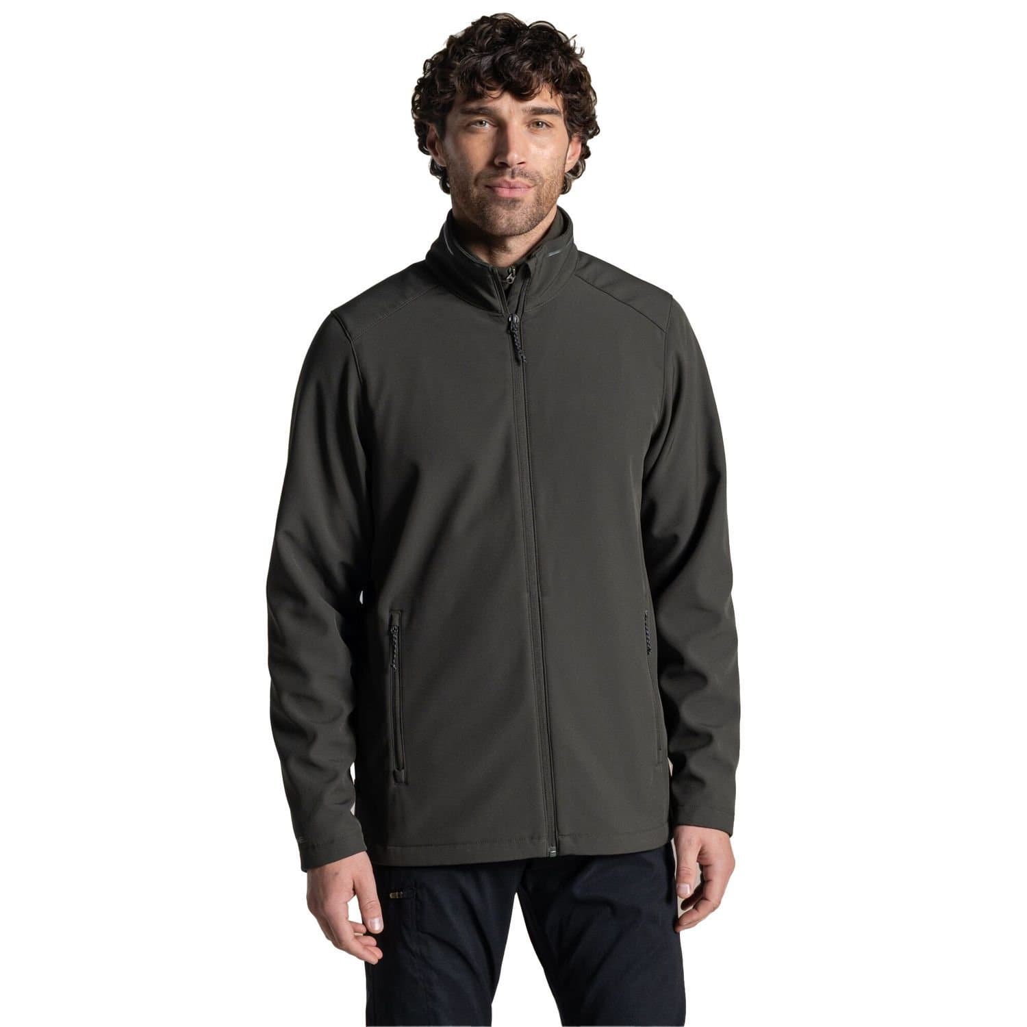 Craghoppers Craghoppers Men's Basecamp ll Soft Shell Jacket in Dark Green
