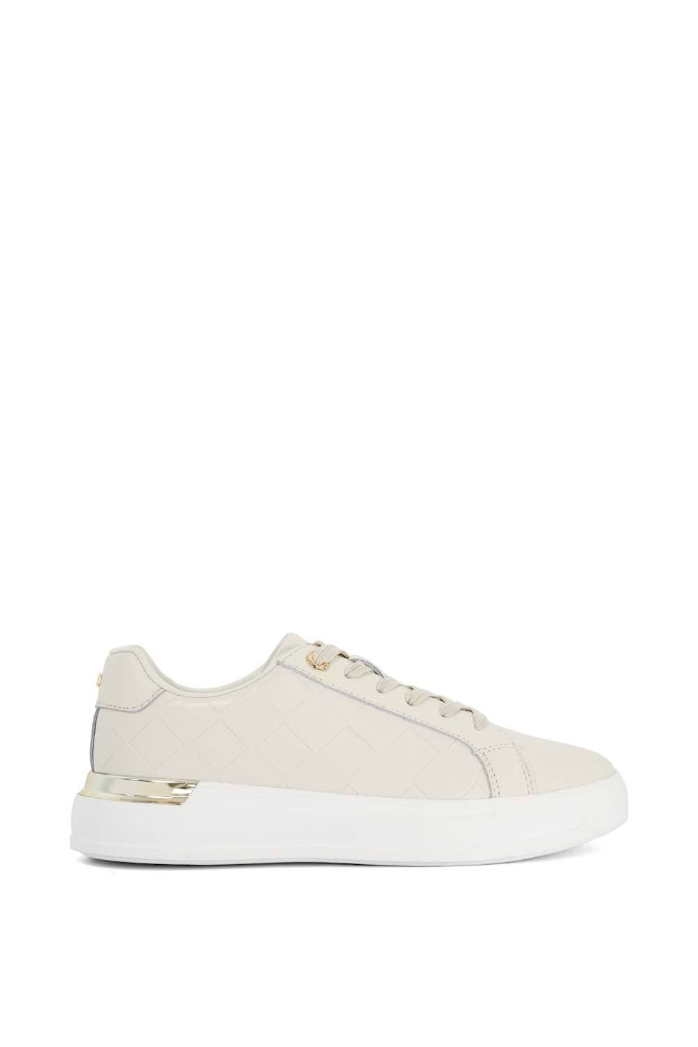 Dune London Dune London Women's 'Eave' Leather Trainers in Natural - 2