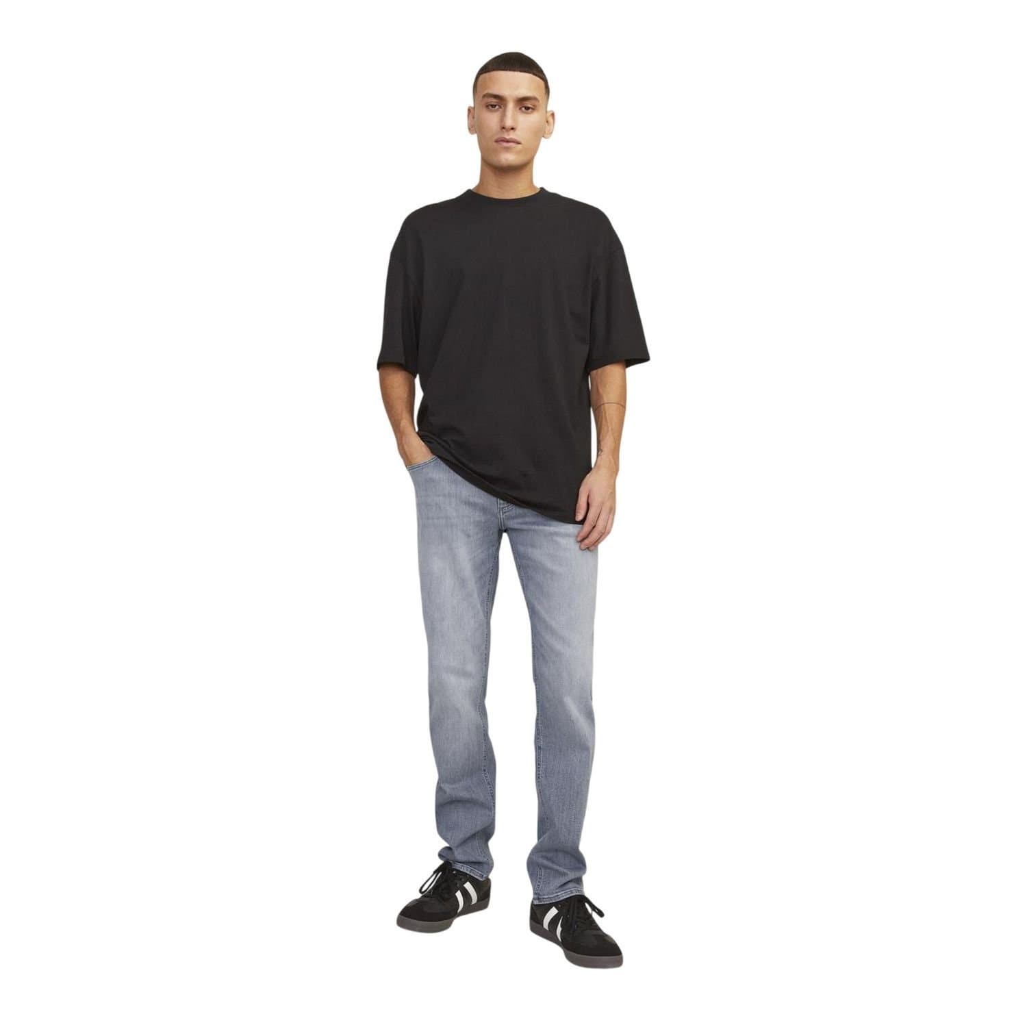 jack & jones Jack & Jones Men's 5 Pockets Straight Jeans in Dark Grey