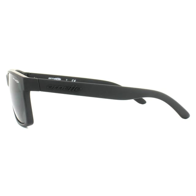 Arnette Arnette Men's Rectangle Black Rubber Grey 4185 Slickster Sunglasses - 3