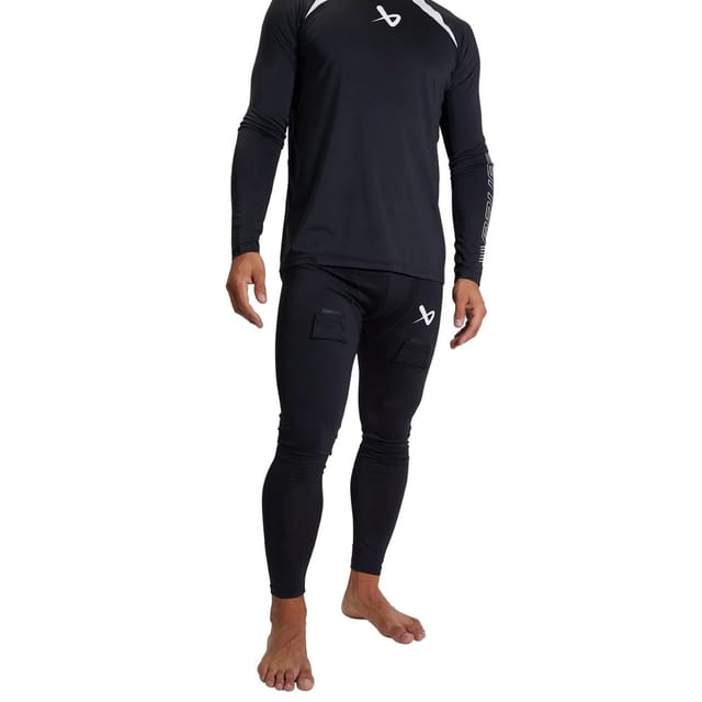 Bauer Bauer Men's Perf Jock Ribbon Jogging Bottoms in Black - 2