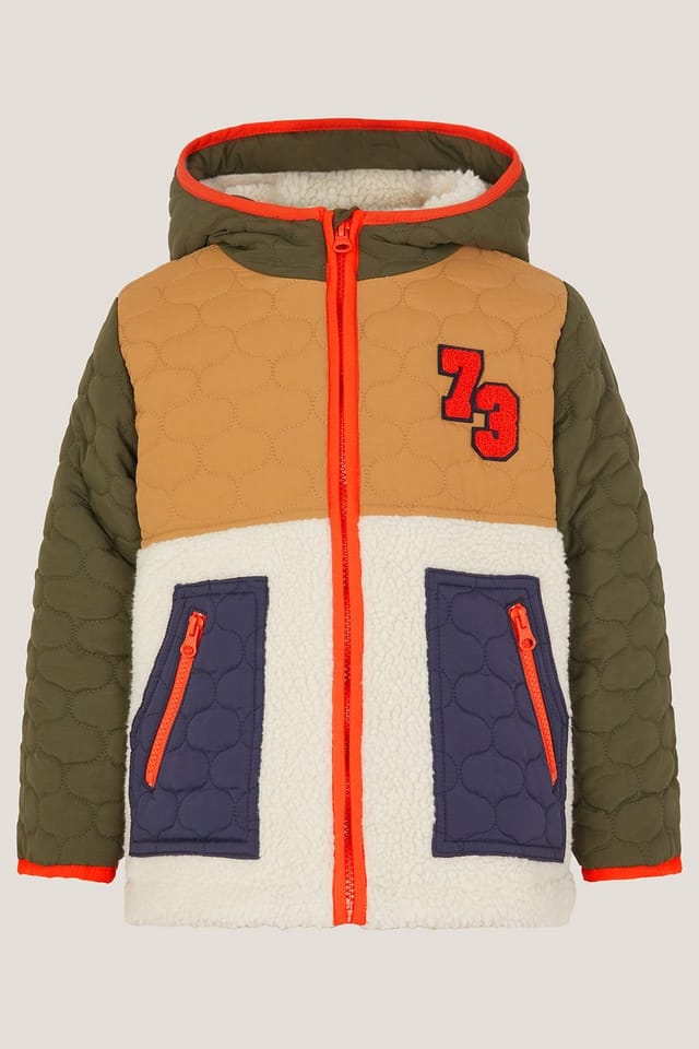 Monsoon Monsoon Men's Colourblock Quilted Jacket Multi - 2