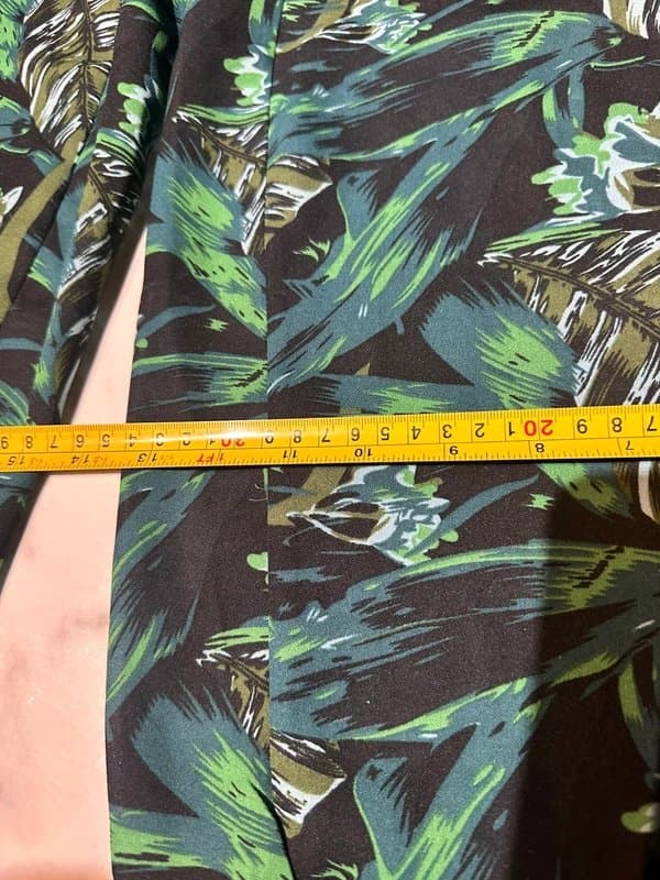 Rock&Rags Rock & Rag by Firetrap Tropical Leaf Wide Leg Trousers - Size M/L or 10-12