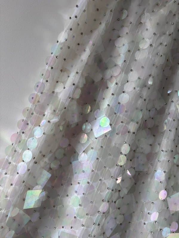 ASOS Design ASOS design embellished disc sequin midi skirt size 12