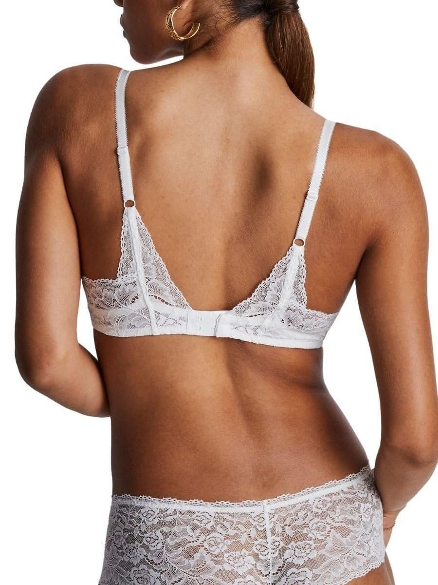 Aubade Aubade Women's Rosessence Care High Apex Plunge Bra in White - 4
