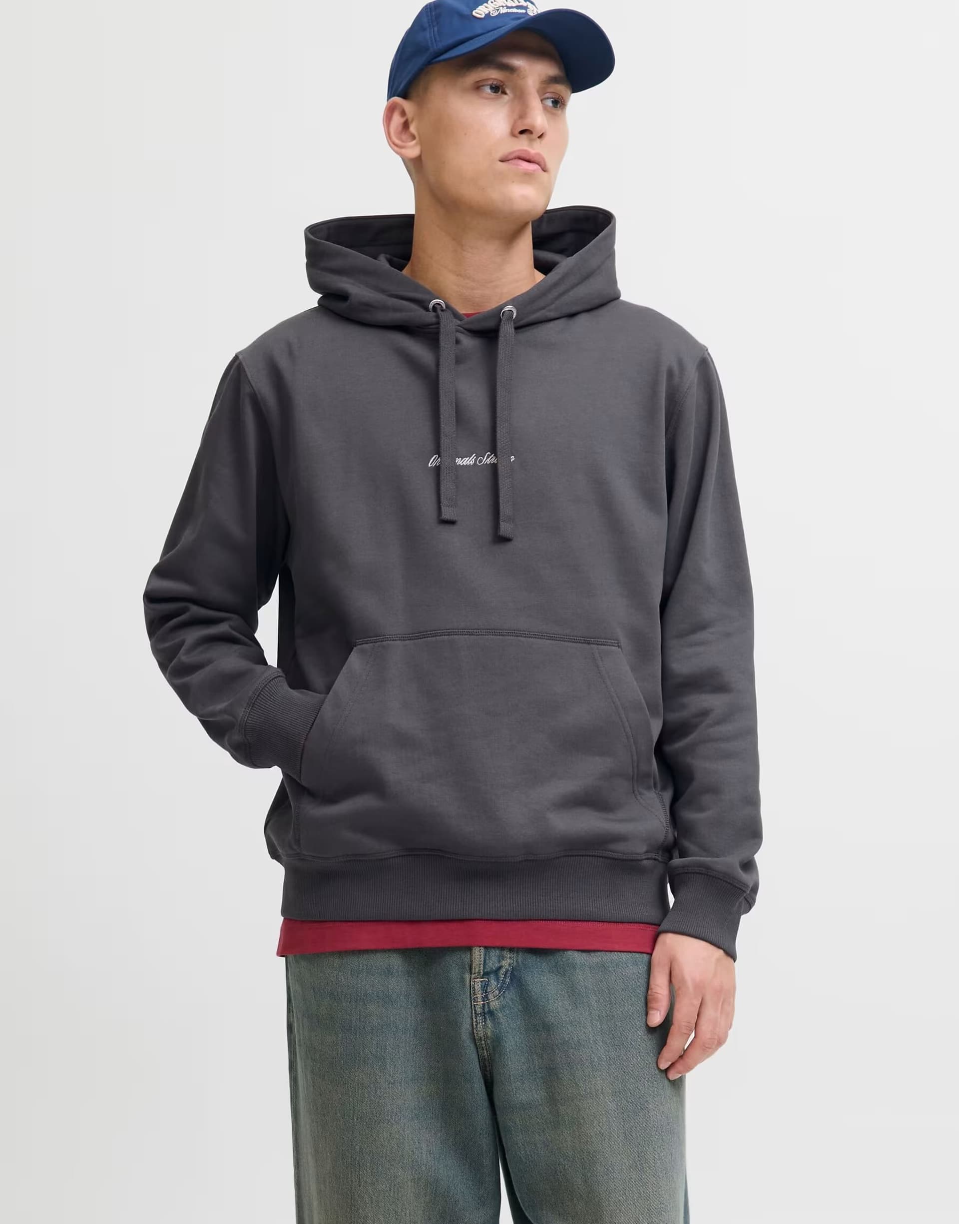 ASOS Jack & Jones Hoodie in tradewinds