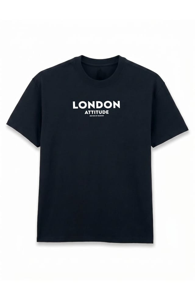 LONDON ATTITUDE LONDON ATTITUDE Men's Original Creators Dragon Graphic Heavyweight Oversized T-Shirt in Black - 3
