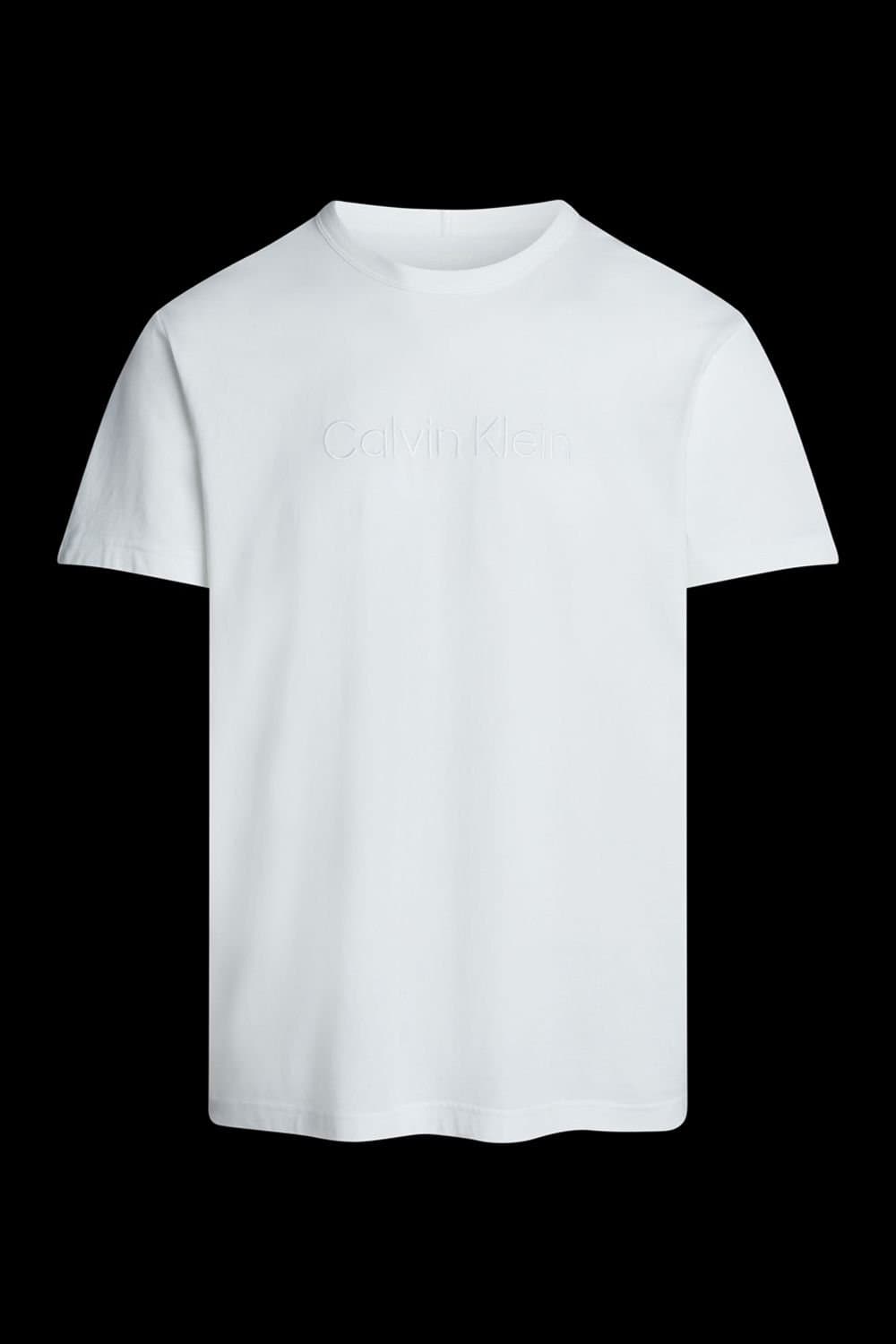 Calvin Klein Calvin Klein Men's White Cotton Crew Neck T-Shirt