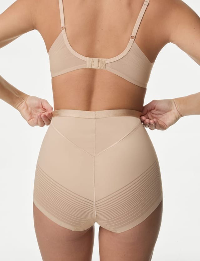 Marks & Spencer M&S Body Define™ Firm Control No VPL Full Briefs Rose Quartz - 3