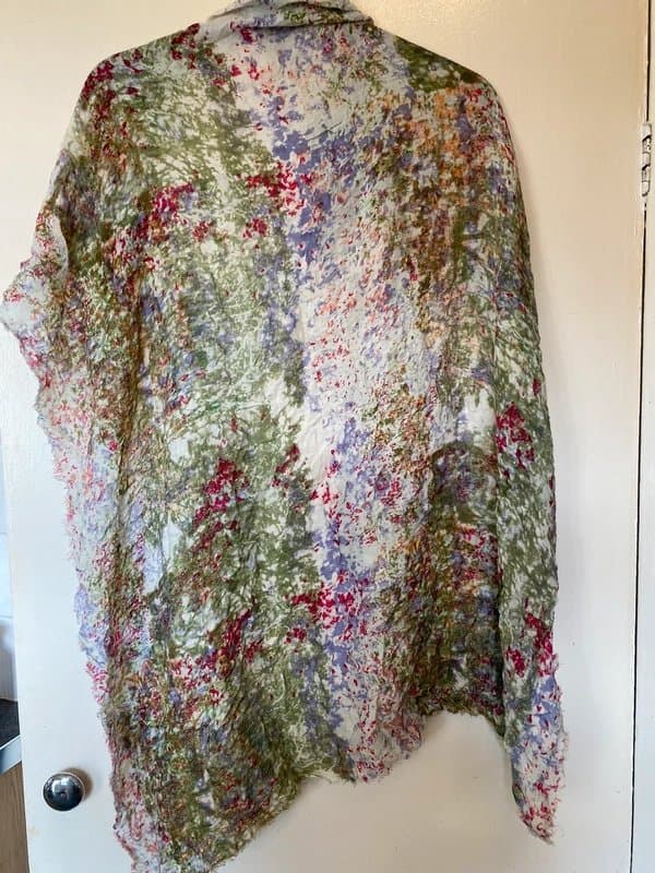 Topshop Topshop floral scarf pink purple green