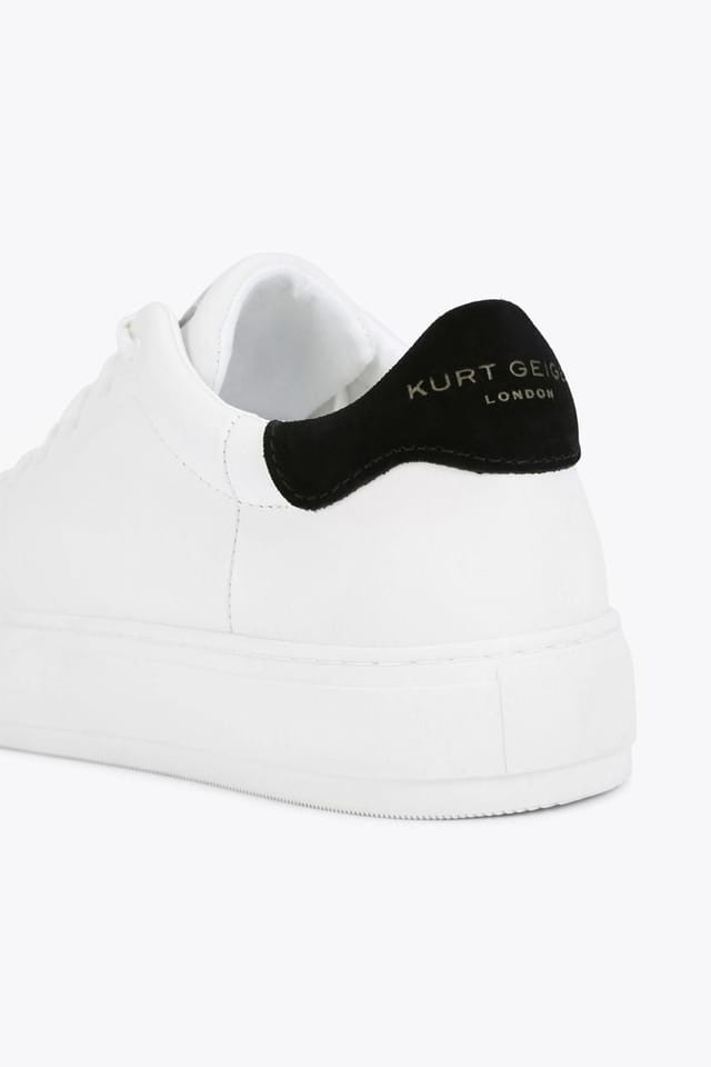 Kurt Geiger London Kurt Geiger London Men's 'Laney Mens' Leather Trainers in White - 3