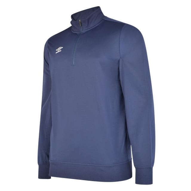 Umbro Umbro Men's Club Essential Half Zip Sweatshirt in Dark Navy - 3