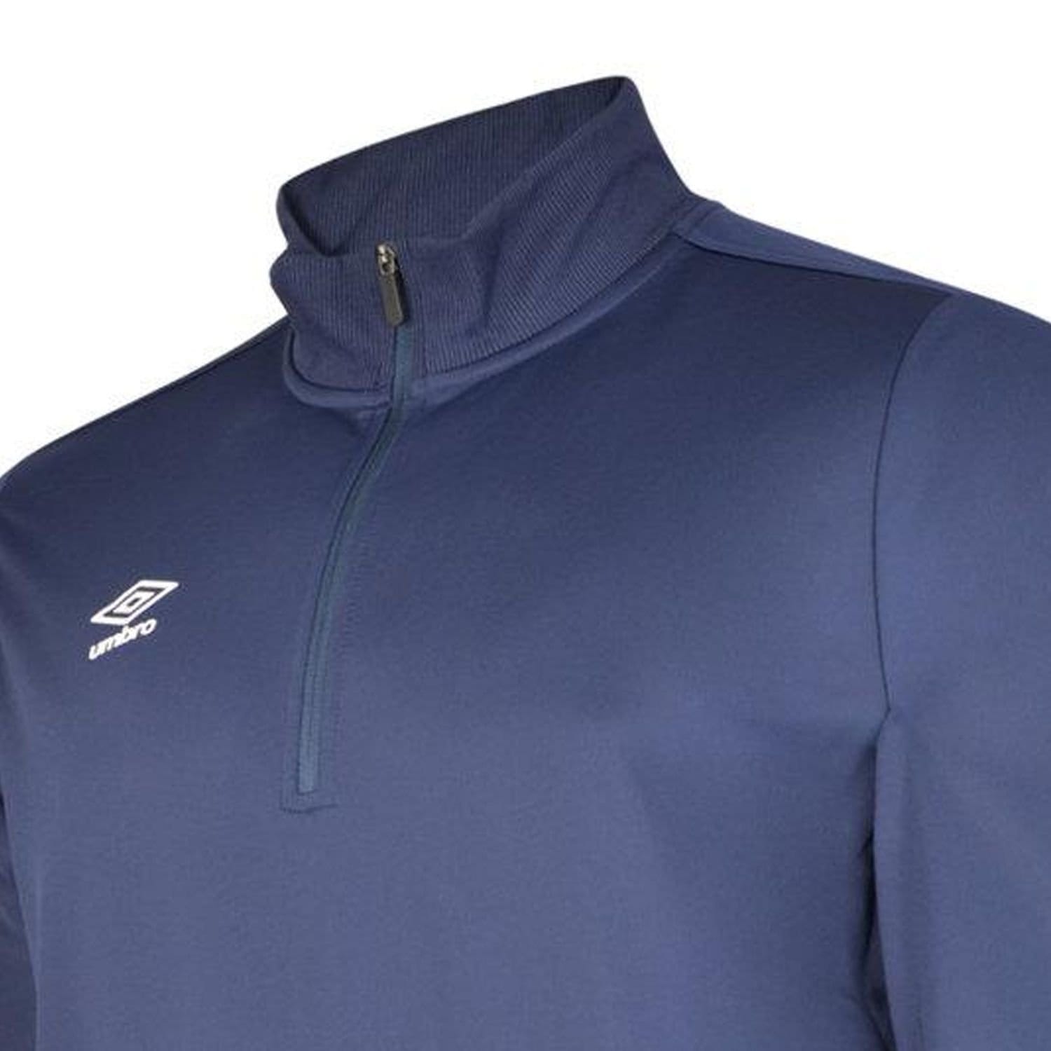 Umbro Umbro Men's Club Essential Half Zip Sweatshirt in Dark Navy - 4
