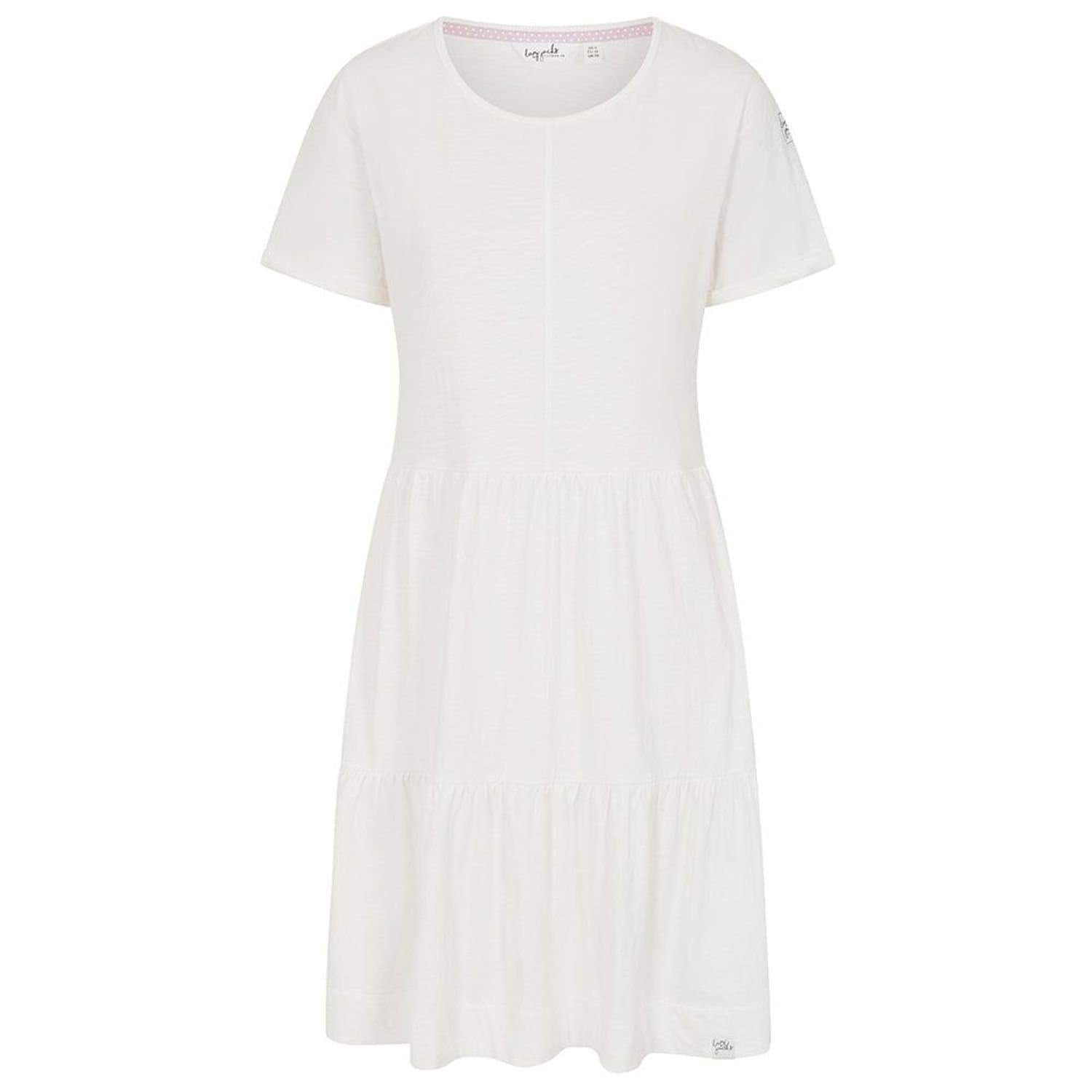 Lazy Jacks Lazy Jacks Women's Tiered Dress in White