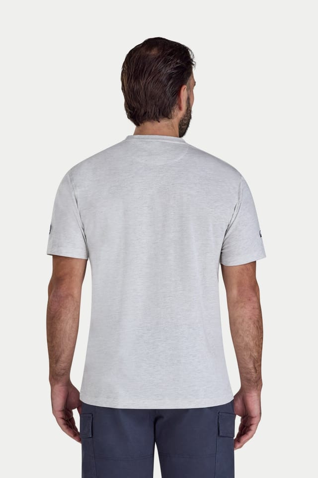 raging bull Raging Bull Men's Farmer Bull T-Shirt in Natural White - 2